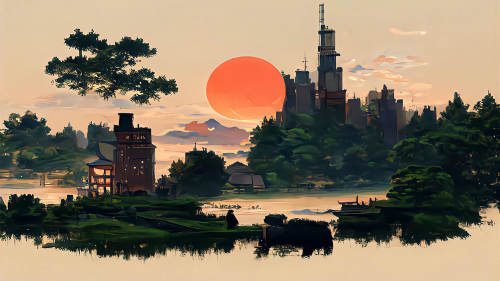 日落